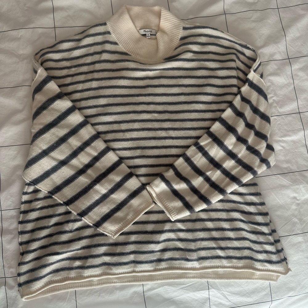 Madewell Jamaica Mock neck Knit Sweater